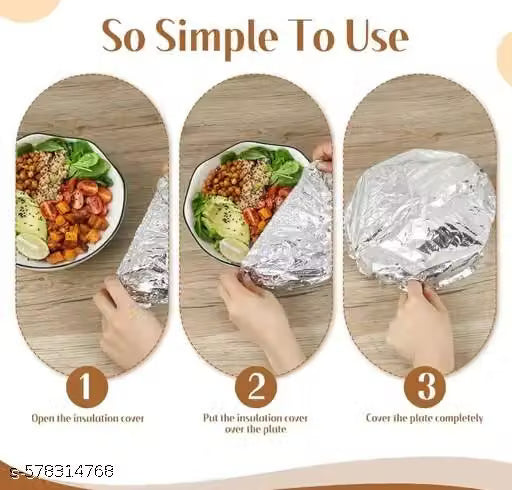 Reusable Aluminium Foil Insulation Food Cover